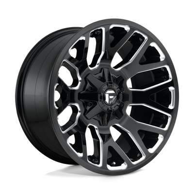 Warrior - 20in, Cast Aluminum, Gloss Black Milled, 20X9, 6X135/5.5, 20mm, 885463862842,, 885463862842