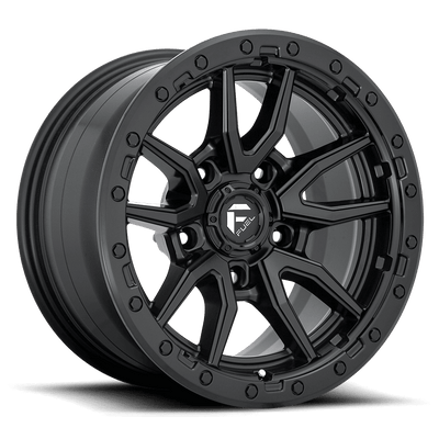 Rebel - 17in, Cast Aluminum, Matte Black, 17X9, 5X5.0, 1mm, 885463872643,, 885463872643