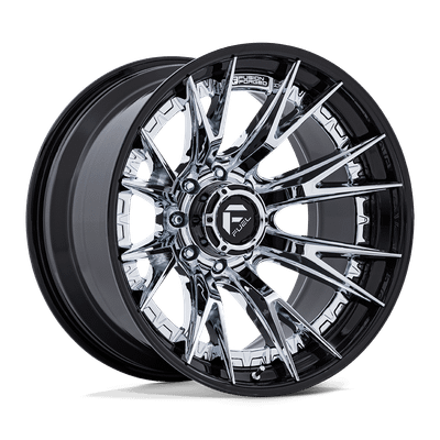 Catalyst - 20in, Fusion Forged, Chrome W/ Gloss Black Lip, 20X9, 8X170, 1mm, 194933350704, SAE J2530 JWL VIA, 194933350704