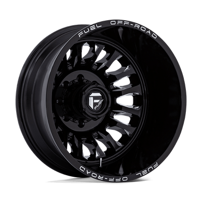 Arc Dually - 20in, Cast Aluminum, Gloss Black Milled, 20X8.25, 8X200, -227mm, 194933364794, SAE J2530 JWL VIA, 194933364794
