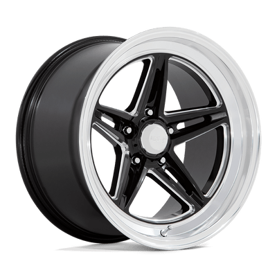 Groove - 18in, Flow Formed Aluminum, Gloss Black W/ Diamond Cut Lip, 18X7, 5X4.5, 0mm, 194933330195, SAE J2530 JWL VIA, 194933330195