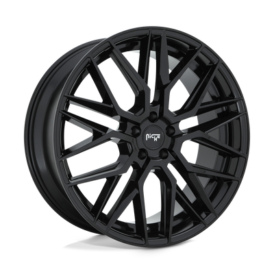 Gamma - 20in, Cast Aluminum, Gloss Black, 20X9, 5X115, 18mm, 885463887661,, 885463887661