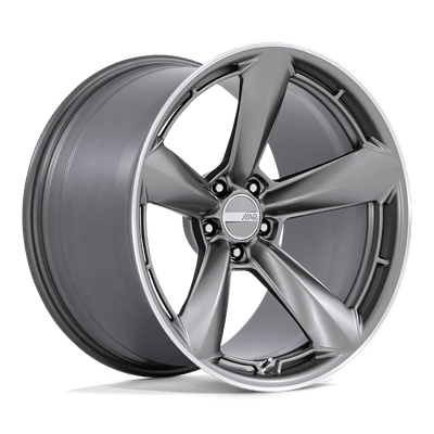 TTF - 20in, Flow Formed Aluminum, Matte Anthracite W/ Machined L, 20X9.5, 5X120, 15mm, 194933305292,, 194933305292