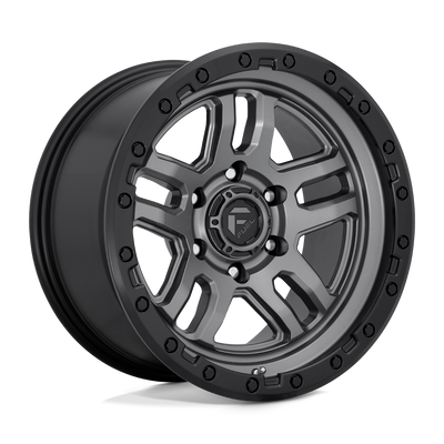 Ammo - 17in, Cast Aluminum, Matte Gunmetal Black Bead Ring, 17X9, 5X5.0, 1mm, 885463921976,, 885463921976
