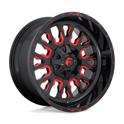 Stroke - 20in, Cast Aluminum, Gloss Black Red Tinted Clear, 20X10, 5X4.5/5.0, -18mm, 885463859033,, 885463859033