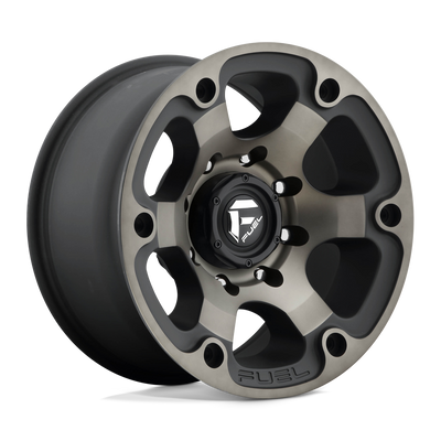 Beast - 17in, Cast Aluminum, Matte Black Double Dark Tint, 17X9, 8X6.5, 1mm, 885463846507,, 885463846507