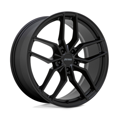 P5C - 17in, Cast Aluminum, Matte Black, 17X8, 5X4.25, 40mm, 195338080333, 195338080333