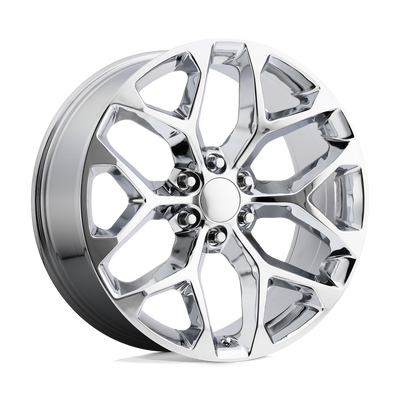 PR176 - 24in, Cast Aluminum, Chrome, 24X10, 6X5.5, 24mm, 757558760800, SAE J2530 JWL VIA, 757558760800