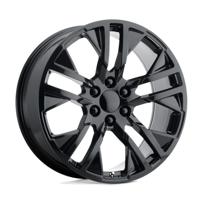 PR187 - 22in, Cast Aluminum, Gloss Black, 22X9, 6X5.5, 24mm, 757558019489, 757558019489