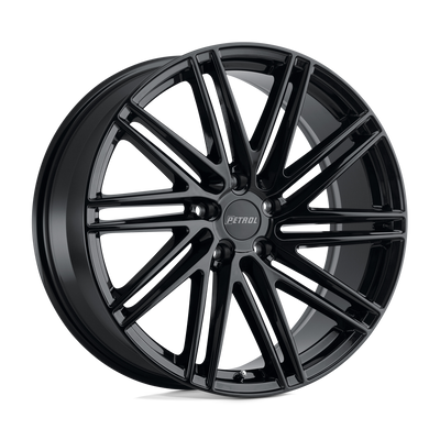 P1C - 17in, Cast Aluminum, Gloss Black, 17X8, 5X4.25, 40mm, 195338031199, 195338031199