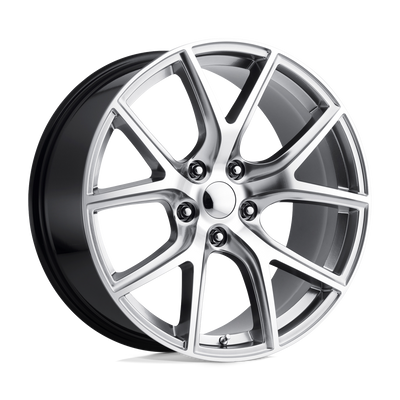 PR181 - 20in, Cast Aluminum, Hyper Silver Machined, 20X10, 5X5.0, 50mm, 757558019045, 757558019045