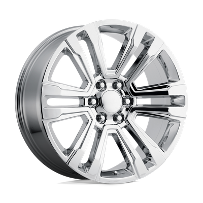 PR182 - 22in, Cast Aluminum, Chrome, 22X9, 6X5.5, 24mm, 757558665587, 757558665587