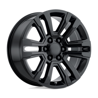 PR182 - 22in, Cast Aluminum, Gloss Black, 22X9, 6X5.5, 24mm, 757558665600, 757558665600