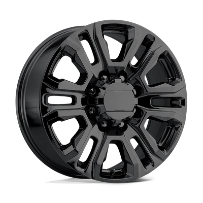 PR207 - 22in, Flow Formed Aluminum, Gloss Black, 22X8.5, 8X6.5, 15mm, 194933374731, SAE J2530 JWL VIA, 194933374731