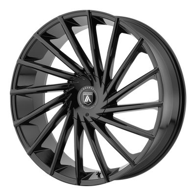 Matar - 22in, Cast Aluminum, Gloss Black, 22X9, 6X135/5.5, 15mm, 885463217796, SAEJ2530 JWL-T VIA, 885463217796