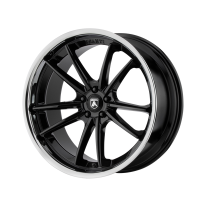 Sigma - 20in, Cast Aluminum, Gloss Black W/ Chrome Lip, 20X9, 5X112, 25mm, 194933200795, SAEJ2530, 194933200795