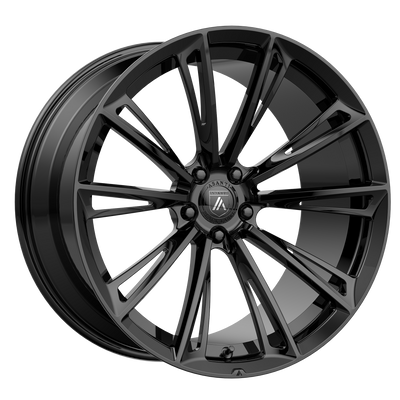Corona - 22in, Flow Formed Aluminum, Gloss Black, 22X10.5, 5X4.5, 35mm, 194933025534, SAEJ2530, 194933025534