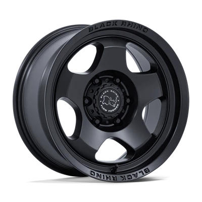 Sol - 17in, Flow Formed Aluminum, Matte Black, 17X8, 5X4.5, 20mm, 194933414697, SAEJ2530, 194933414697