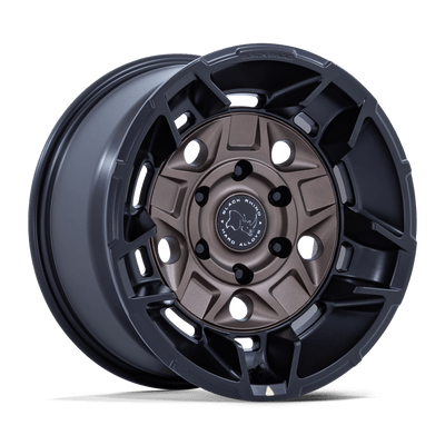 Guard - 17in, Cast Aluminum, Burnt Bronze W/ Matte Blk-Lp, 17X8.5, 6X5.5, 25mm, 194933401710, SAEJ2530, 194933401710