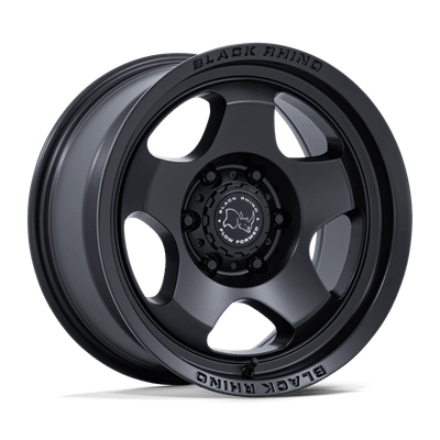 Sol - 17in, Flow Formed Aluminum, Matte Black, 17X9, 6X120, 12mm, 194933414345, SAEJ2530, 194933414345