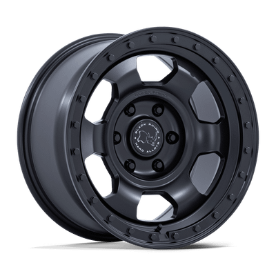 Trooper - 17in, Cast Aluminum, Matte Black, 17X8.5, 6X5.5, 0mm, 194933402748, SAEJ2530, 194933402748