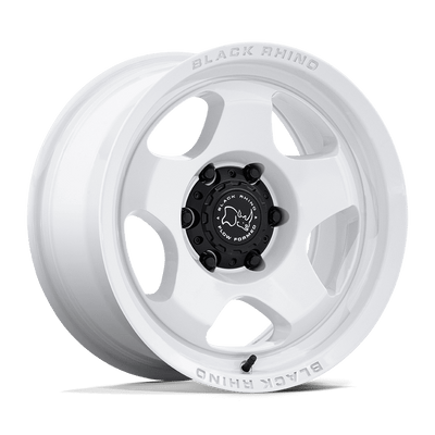 Sol - 17in, Flow Formed Aluminum, Gloss White, 17X9, 6X135, 12mm, 194933413652, SAEJ2530, 194933413652
