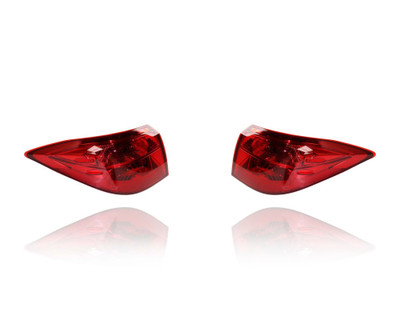 Tail Light Assembly For 17-19 Toyota Corolla - Outer on Body - LED (Exclude CE/L/LE/LE-ECO) - Pair, Left Driver + Right Passenger Set - 8155002B10, 8156002B10 Tail Light Assembly For 17-19 Toyota Corolla - Outer on Body - LED (Exclude CE/L/LE/LE-ECO) - Pair, Left Driver + Right Passenger Set - 8155002B10, 8156002B10