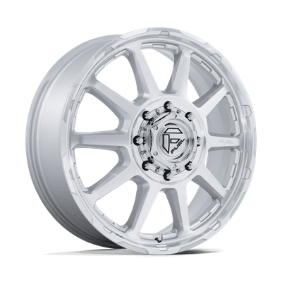 Circuit Dually - 20in, Cast Aluminum, Gloss Silver W/ Machined Face, 20X8.25, 8X200, 105mm, 194933445776, SAE J2530 JWL VIA, 194933445776
