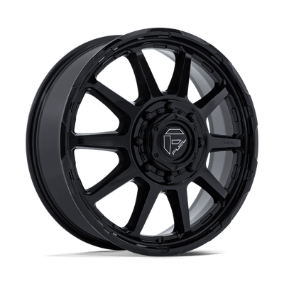 Circuit Dually - 24in, Cast Aluminum, Gloss Black, 24X8.25, 8X210, 105mm, 194933445813, SAE J2530 JWL VIA, 194933445813