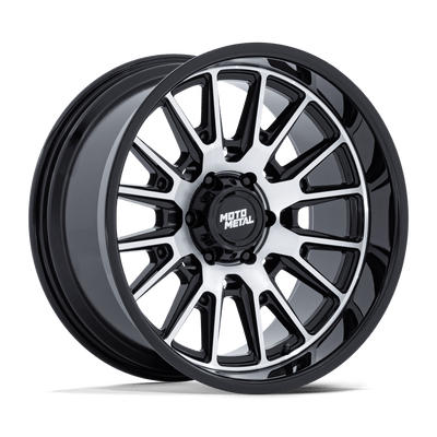 Tekton - 20in, Cast Aluminum, Gloss Black W/ Machined Face, 20X9, 5X5.0, 1mm, 194933401574, SAEJ2530, 194933401574