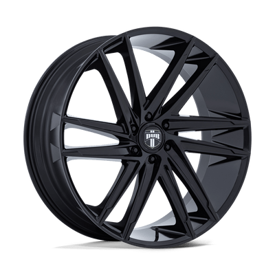Blaze - 26in, Cast Aluminum, Gloss Black, 26X10, 6X5.5, 25mm, 194933398614, SAE J2530 JWL VIA, 194933398614