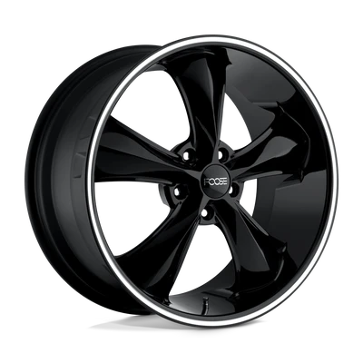 Legend - 20in, Cast Aluminum, Gloss Black Milled, 20X10, 5X115, 20mm, 885463876054, 885463876054