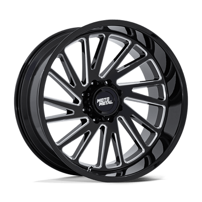Combat - 22in, Cast Aluminum, Gloss Black Milled, 22X10, 8X180, -18mm, 194933328536, 194933328536