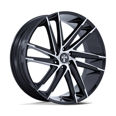 Blaze - 26in, Cast Aluminum, Gloss Black W/ Machined Face, 26X10, 6X135, 30mm, 194933398669, SAE J2530 JWL VIA, 194933398669