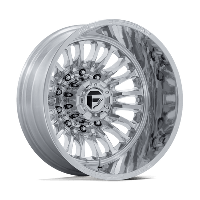 Arc Dually - 22in, Cast Aluminum, Polished, 22X8.25, 8X6.5, -240mm, 194933435739, SAE J2530 JWL VIA, 194933435739