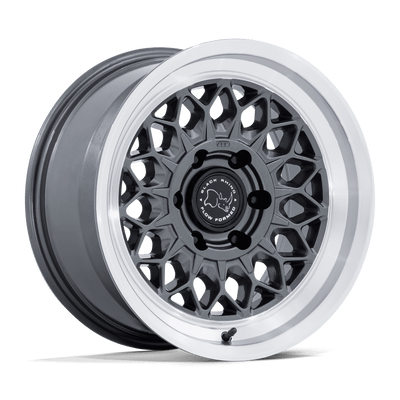 Graz - 17in, Flow Formed Aluminum, Gloss Gunmetal W/ Machined Lip, 17X8.5, 6X5.5, 0mm, 194933420599, SAEJ2530, 194933420599