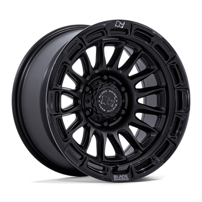Rival - 17in, Cast Aluminum, Matte Black W/ Gloss Blk-Lp, 17X8.5, 5X5.0, 10mm, 194933377404, SAE J2530 JWL VIA, 194933377404