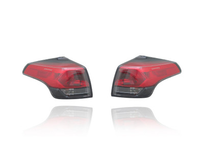Tail Light Assembly For 16-18 Toyota RAV4/Hybrid - Outer on Body, Standard-Type - Pair, Left Driver + Right Passenger Set - 8155142212, 8156142212 Tail Light Assembly For 16-18 Toyota RAV4/Hybrid - Outer on Body, Standard-Type - Pair, Left Driver + Right Passenger Set - 8155142212, 8156142212
