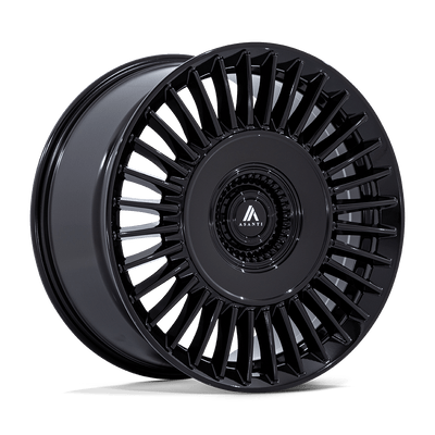Tiara - 20in, Cast Aluminum, Gloss Black, 20X10.5, 5X4.25/112, 45mm, 194933378197, SAE J2530 JWL VIA, 194933378197