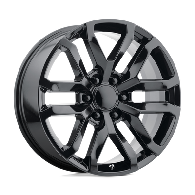 PR196 - 22in, Cast Aluminum, Gloss Black, 22X9, 6X5.5, 24mm, 757558760428, 757558760428