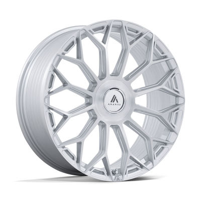 Envoy - 24in, Flow Formed Aluminum, Gloss Silver W/ Brushed Face, 24X10, 6X135/5.5, 30mm, 194933431090, SAEJ2530, 194933431090