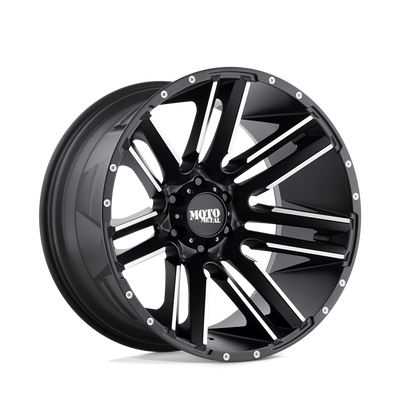 Razor - 18in, Cast Aluminum, Satin Black Machined, 18X9, 6X4.5, 18mm, 885463260891, 885463260891