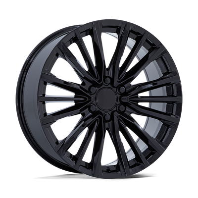 PR223 - 22in, Cast Aluminum, Gloss Black, 22X9, 6X5.5, 28mm, 194933337354, SAE J2530 JWL VIA, 194933337354