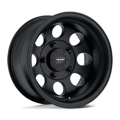 Vintage - 15in, Cast Aluminum, Flat Black, 15X10, 5X5.5, -47mm, 844658024410, 844658024410