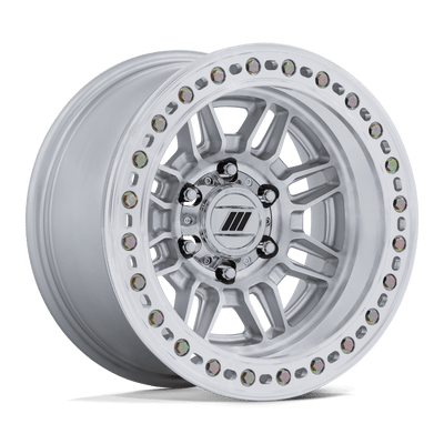 Equalizer BL - 17in, Cast Aluminum, Gloss Silver W/ Machined Face, 17X9, 5X5.0, -38mm, 194933439058, SAEJ2530, 194933439058