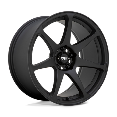 Battle - 17in, Cast Aluminum, Matte Black, 17X8, 5X100, 43mm, 194933195060, SAE J2530 JWL VIA, 194933195060
