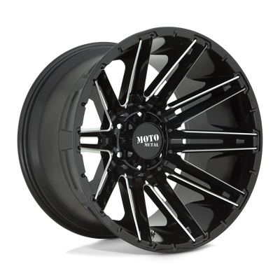 Kraken - 22in, Cast Aluminum, Gloss Black Milled, 22X10, 8X180, -18mm, 885463815251, SAEJ2530 JWL-T VIA, 885463815251