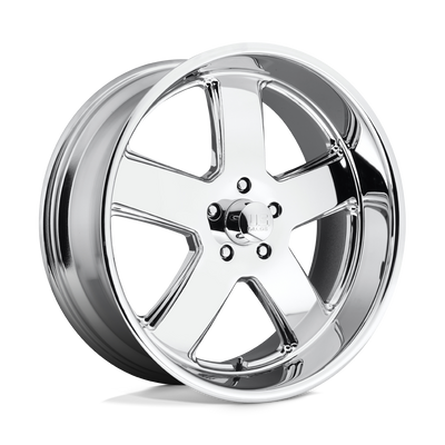 Hustler - 22in, Cast Aluminum, Chrome Plated, 22X11, 5X5.0, 18mm, 885463897950, 885463897950