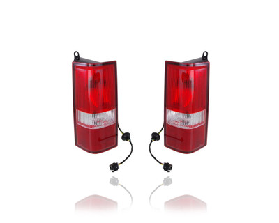 Tail Light Assembly For GM2801214; GM2800214 03-20 Chevrolet Express GMC Savanna - Pair Left and Right, NSF Tail Light Assembly For GM2801214; GM2800214 03-20 Chevrolet Express GMC Savanna - Pair Left and Right, NSF