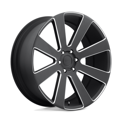 8-Ball - 24in, Cast Aluminum, Matte Black Milled, 24X10, 6X5.5, 20mm, 885463894676, 885463894676